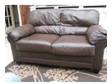 Leather 2 seater sofa. Gorgeous genuine soft leather....